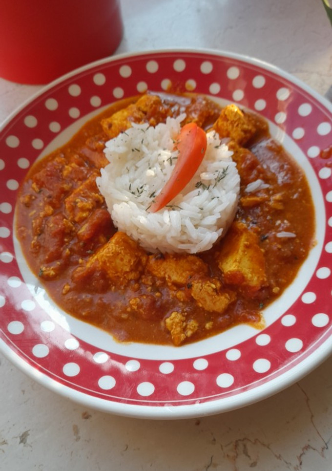 A picture of Simple Paneer tikka curry.