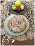 Torta di mele e uvetta aromatizzata alla vodka