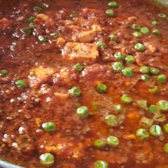 A picture of Matar paneer masala (suhana makhanwala mix).