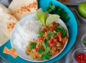 Foto principal de Wok de Tempeh con Salsa de Cacahuete