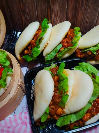 Cara Mudah Membikin Resep Pao Sandwich/ Pao Lipat Isi Ayam yang  Bikin Ketagihan Anti Ribet, Menggugah Selera