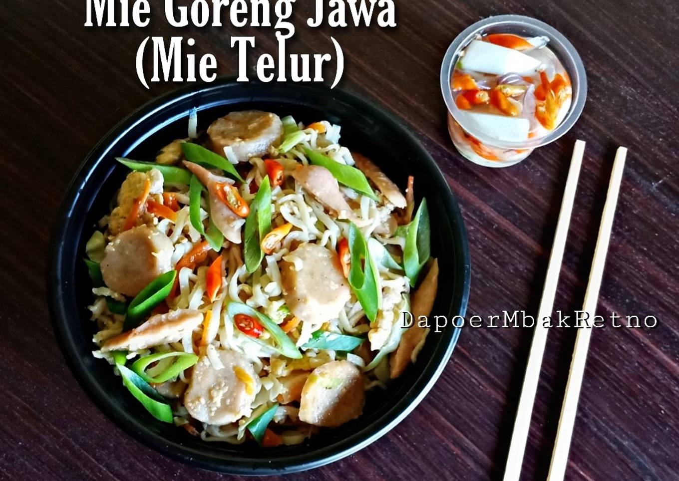 Mie Goreng Jawa (Mie Telur) cap 3 Ayam