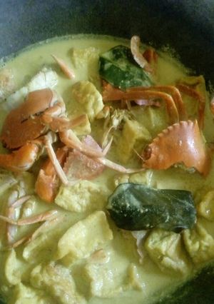 Foto resep Kari kepiting+tahu