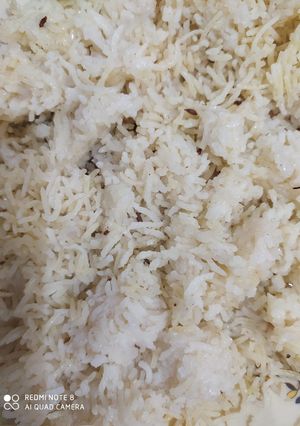 A picture of Jeera rice.