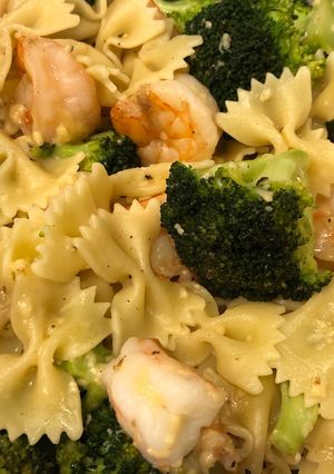A picture of Broccoli Shrimp Pasta 🍋.