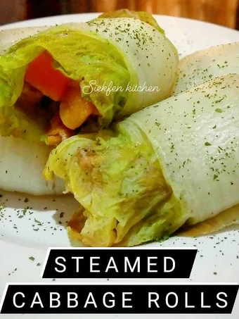 Cara Simple Membikin Resep  Steamed Cabbage Rolls (so simple, Yummy and Healthy) yang Lezat, Lezat Sekali