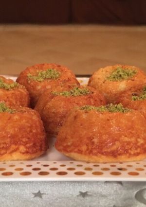 صورة لوصفة بسبوسة