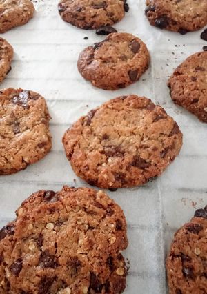 Une photo de Cookies extra !!! sans beurre et sans oeufs !!!