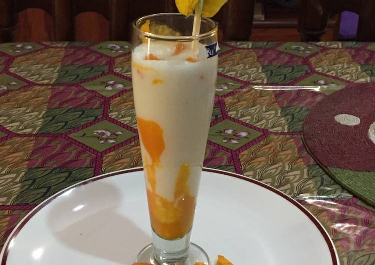 Recipe of Speedy Mango lassi
