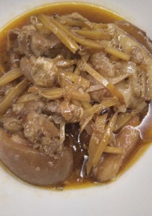 Hình của món Bò kho xì dầu.