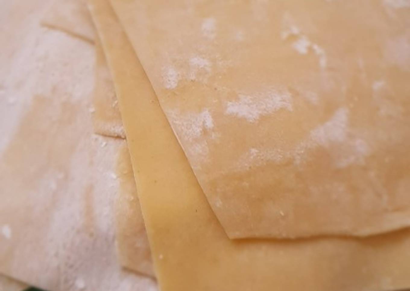 Masa de wonton o wantán para freír