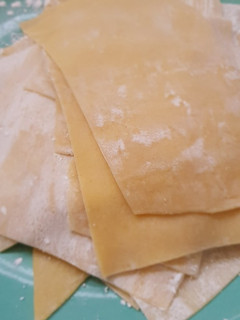Una foto de Masa de wonton o wantán para freír