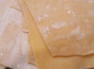 Una foto de Masa de wonton o wantán para freír
