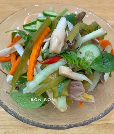 gỏi gà cà rốt dưa leo