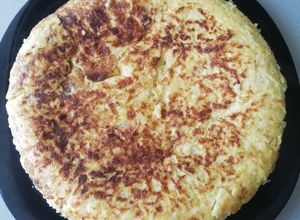Foto principal de Tortilla de repollo de col 🥬🥚