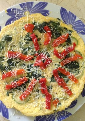 Una foto de Frittata de Verduras