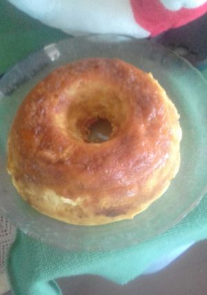 Una foto de Budín de pan❤