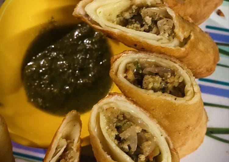 Simple Way to Prepare Homemade Quick chicken rolls