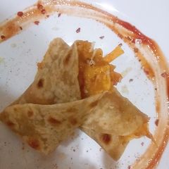 A picture of Veg kathi Roll.