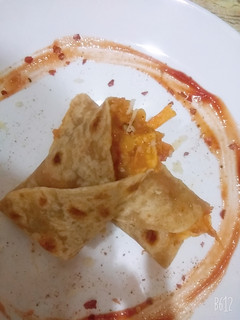 A picture of Veg kathi Roll.