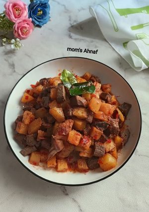 Foto resep Sambel goreng kentang