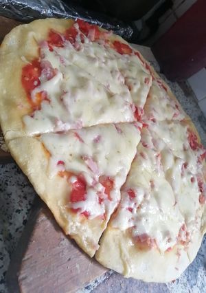 Una foto de Pizza casera