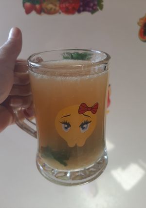 صورة لوصفة مشروب صحي ساخن 🍋🍋🌱🌱