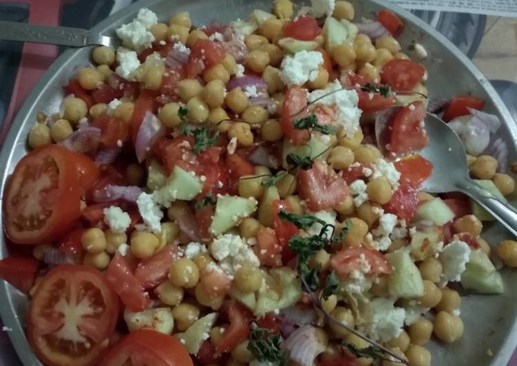 Recipe of Super Quick Homemade Chana Chaat