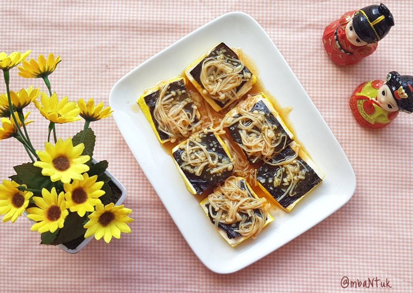 Tahu Kukus Jamur Enoki