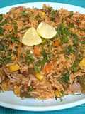 Corn & Vegetable Tawa Rice
