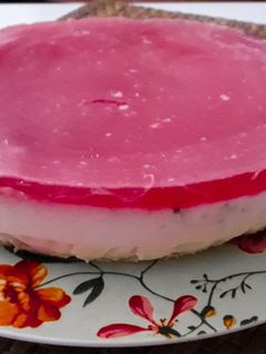 Una foto de Tarta de petit suisse