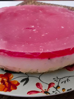 Una foto de Tarta de petit suisse