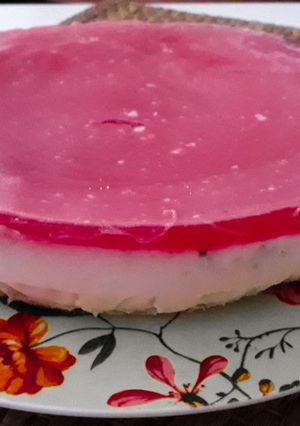 Una foto de Tarta de petit suisse