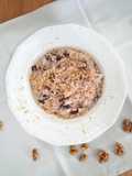Risotto al radicchio e noci
