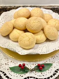 Una foto de Galletas blandas con harina de maíz y coco