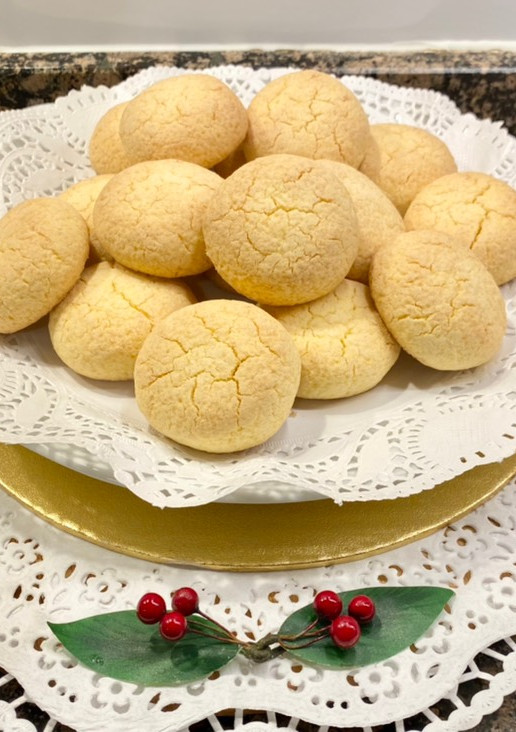 Una foto de Galletas blandas con harina de maíz y coco