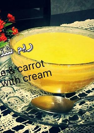 صورة لوصفة شوربة برتقال وجزر