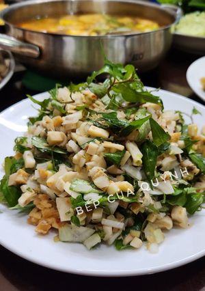 Hình của món Nấm Đùi Gà Xào Sả Ớt.
