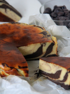 Foto resep Marble burnt cheesecake ekonomis