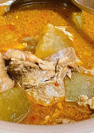 腐乳半筋牛肉燉冬瓜（微電鍋） 的食譜成品照片