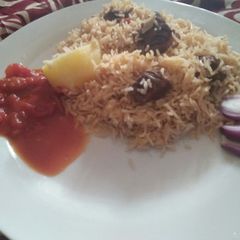 Beef pilaf A picture of Beef pilaf.