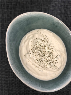Una foto de Salsa de yogur turca para kebab con Moulinex iCompanion