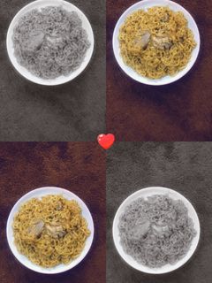 صورة لوصفة اندومي بالدجاج 🍝🍗😋