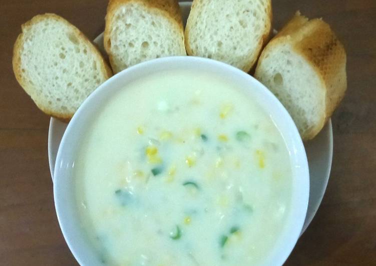 Resep Creamy Corn Soup yang Lezat