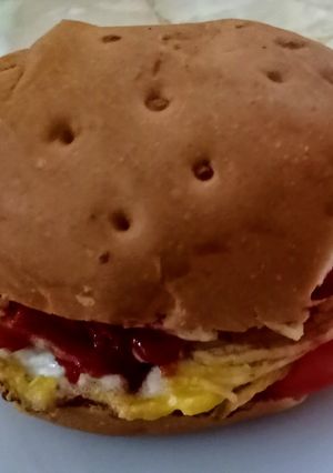 Una foto de Hamburguesa hecha en casa