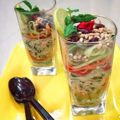 A picture of Vegetables Falooda Salad.