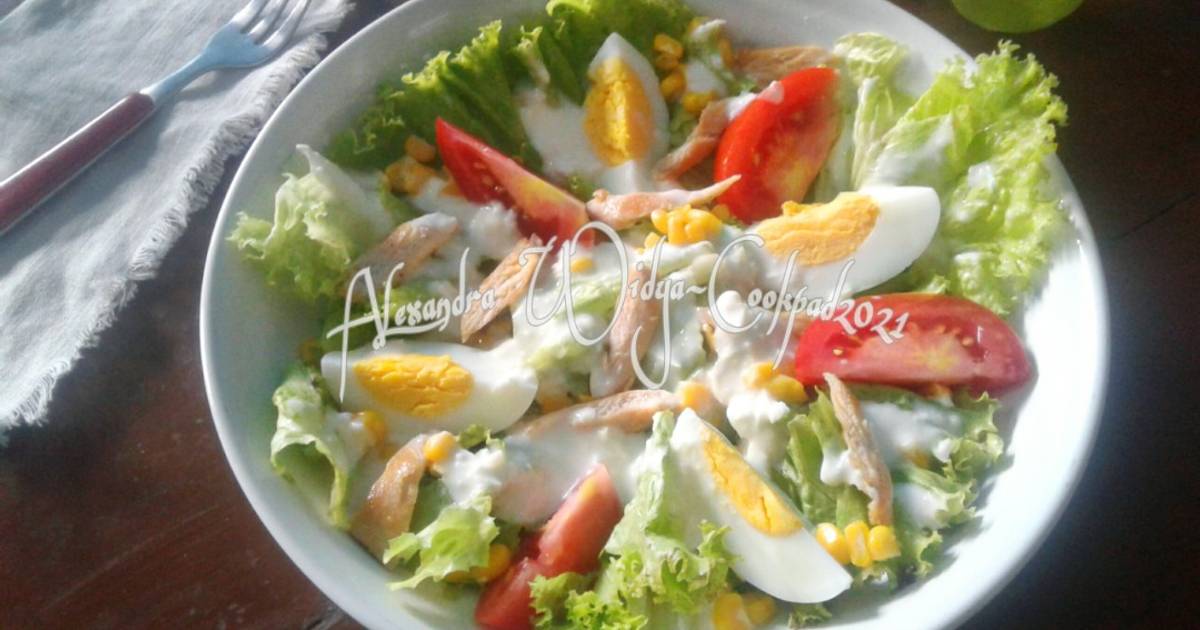 67 resep caesar salad enak dan sederhana ala rumahan Cookpad