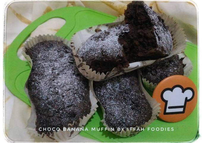 Cara membuat Choco Banana Muffin