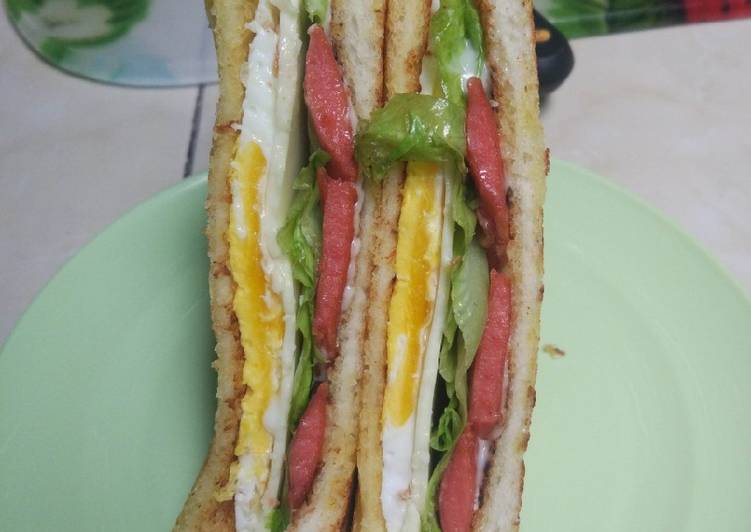 makanan Sandwich ala²😁 yang pingin nambah