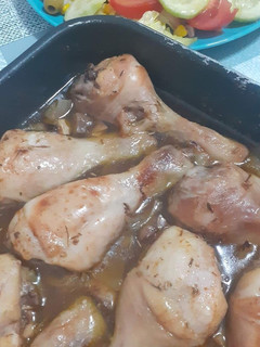 Una foto de Pollo adobado al horno🍗